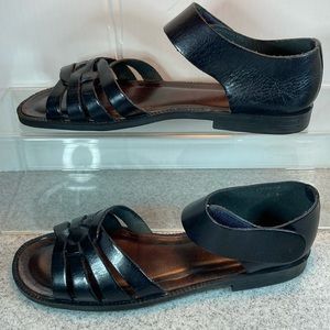 00’s KB & Company black‎ leather dress sandals. Size 6. Fc1